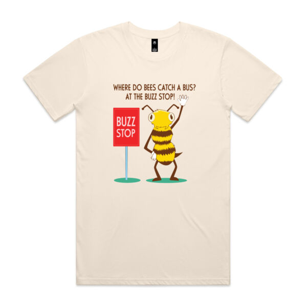 Buzzing Bus Stop Shirt - AS Colour Mens Staple T shirt Thumbnail