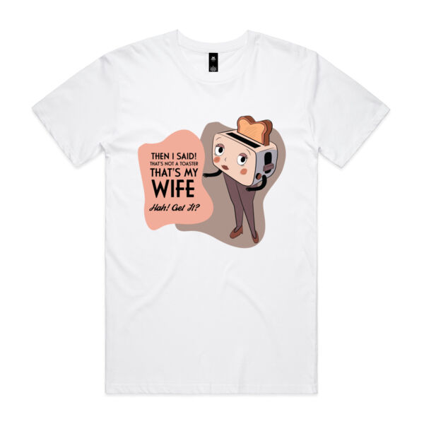 Toaster Wife Shirt - AS Colour Mens Staple T shirt Thumbnail