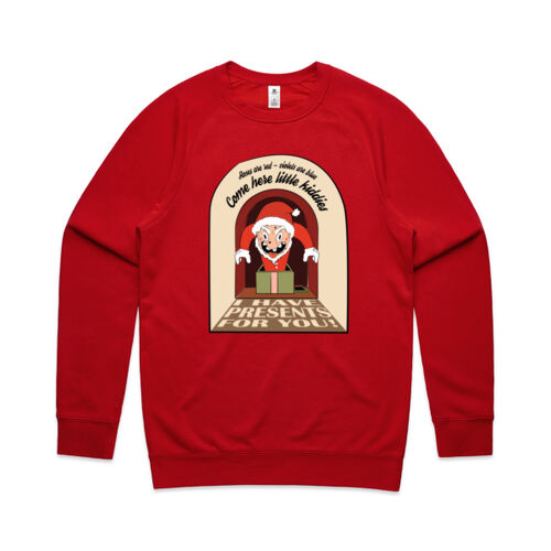 Santa is Coming  - AS Colour Mens Supply Crew Thumbnail