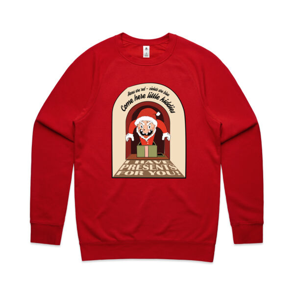 Santa is Coming  - AS Colour Mens Supply Crew Thumbnail