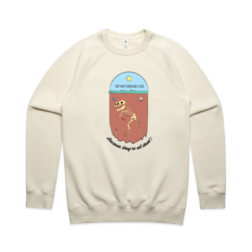Dinos Don't Talk  - AS Colour Mens Supply Crew Thumbnail