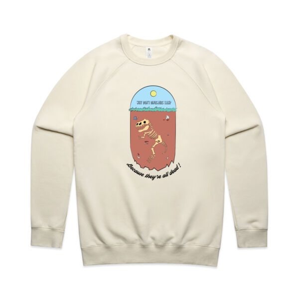 Dinos Don't Talk  - AS Colour Mens Supply Crew Thumbnail